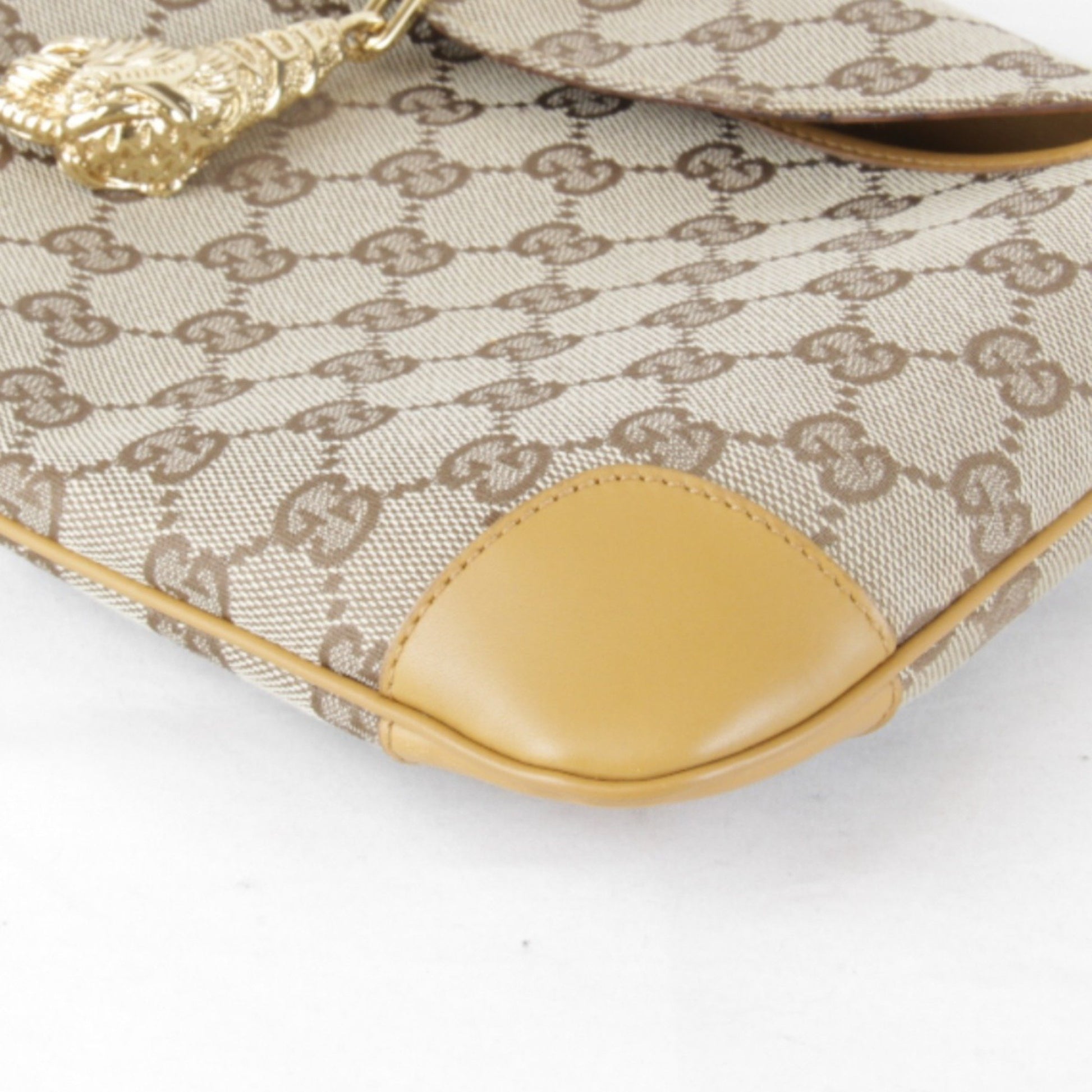 Gucci GG canvas, Brown, Canvas, shoulder