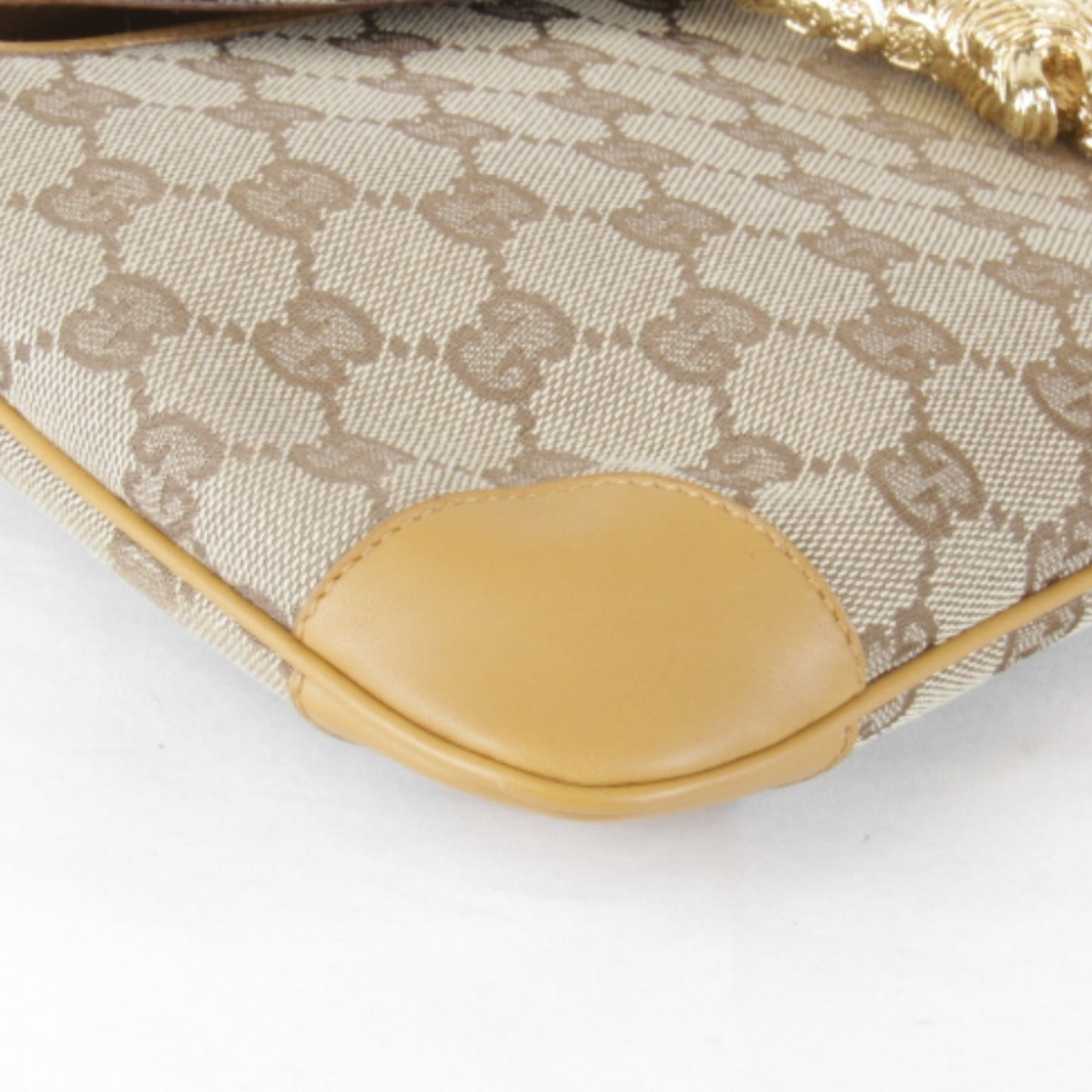 Gucci GG canvas, Brown, Canvas, shoulder