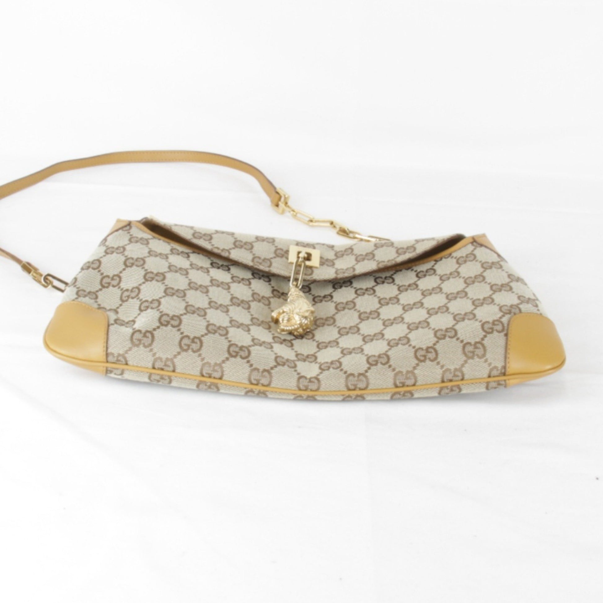 Gucci GG canvas, Brown, Canvas, shoulder