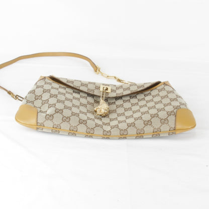 Gucci GG canvas, Brown, Canvas, shoulder