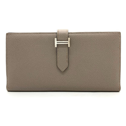 Hermès Béarn, Grey, Leather, wallet