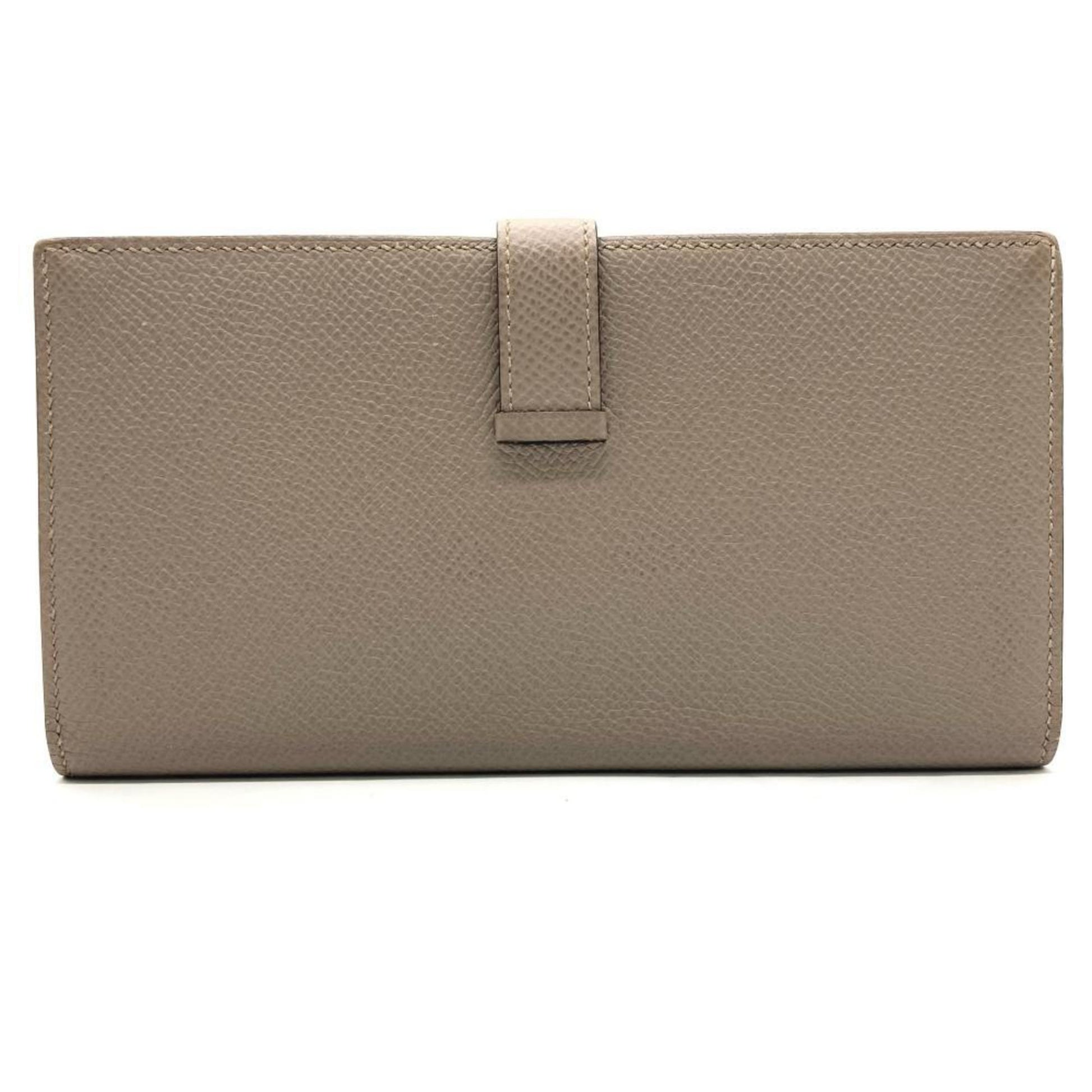 Hermès Béarn, Grey, Leather, wallet