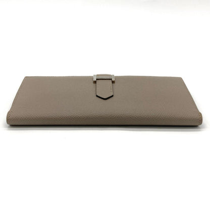 Hermès Béarn, Grey, Leather, wallet