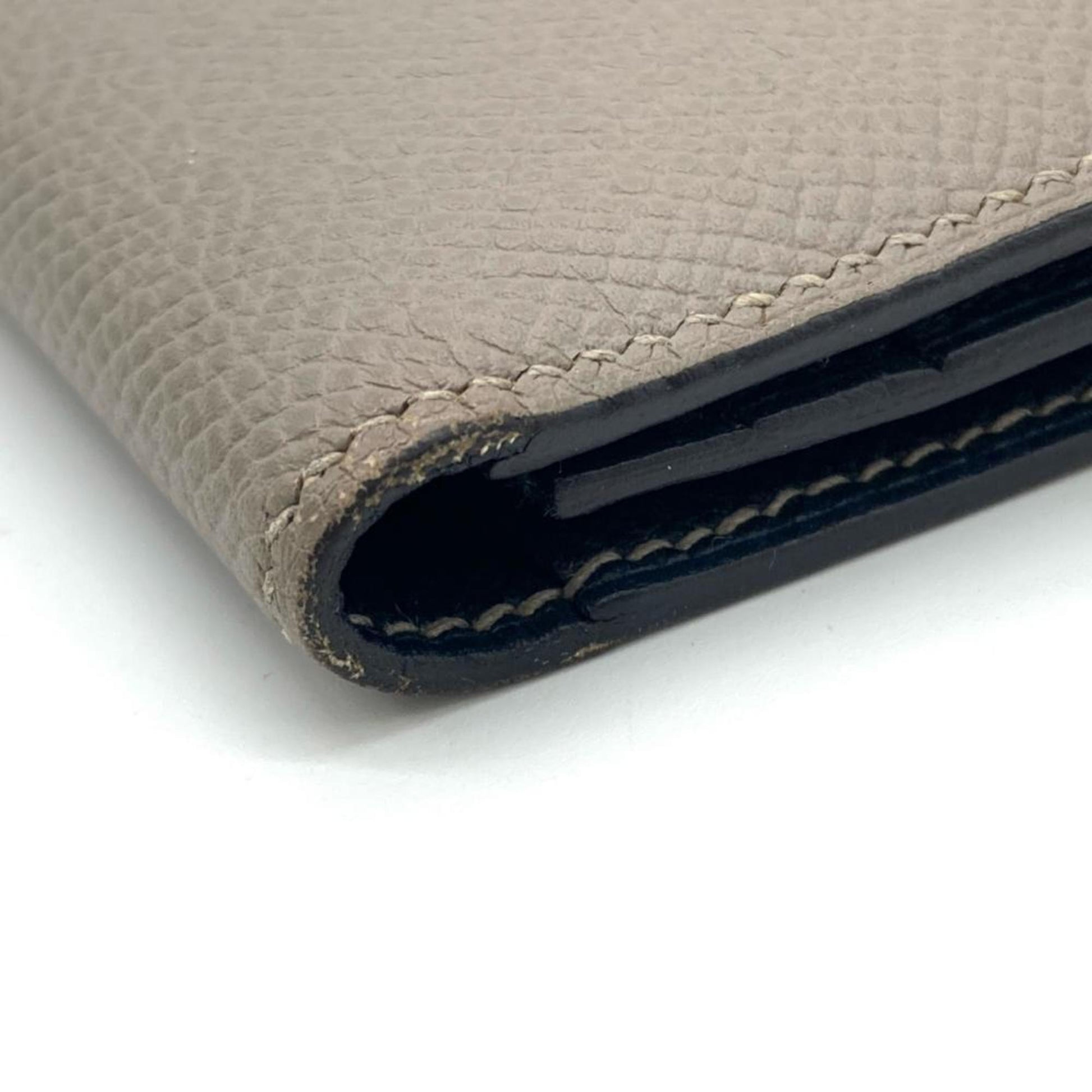 Hermès Béarn, Grey, Leather, wallet