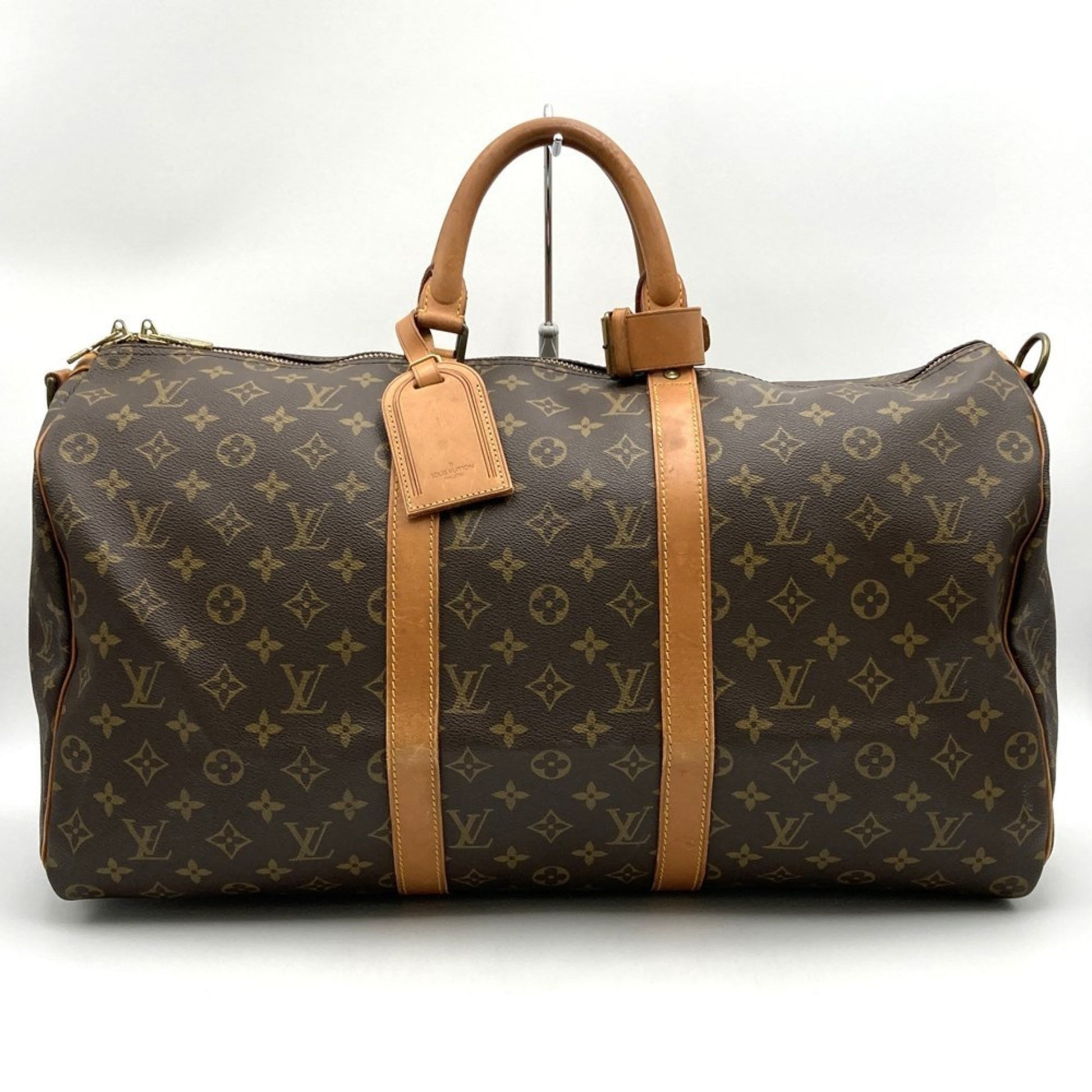 Louis Vuitton Keepall 50, Brown, Canvas, travel