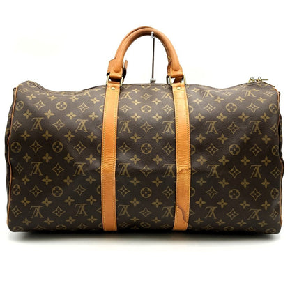 Louis Vuitton Keepall 50, Brown, Canvas, travel