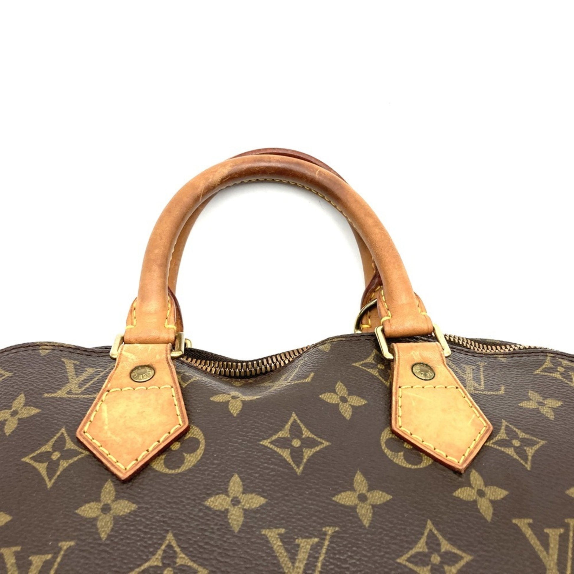 Louis Vuitton Alma, Brown, Canvas, handbag