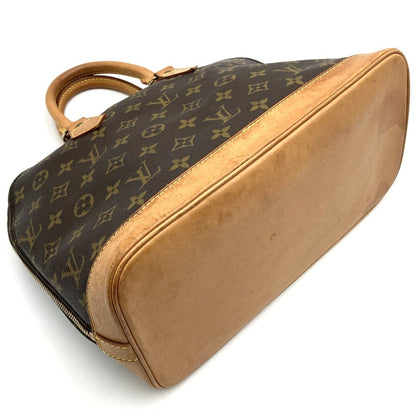 Louis Vuitton Alma, Brown, Canvas, handbag
