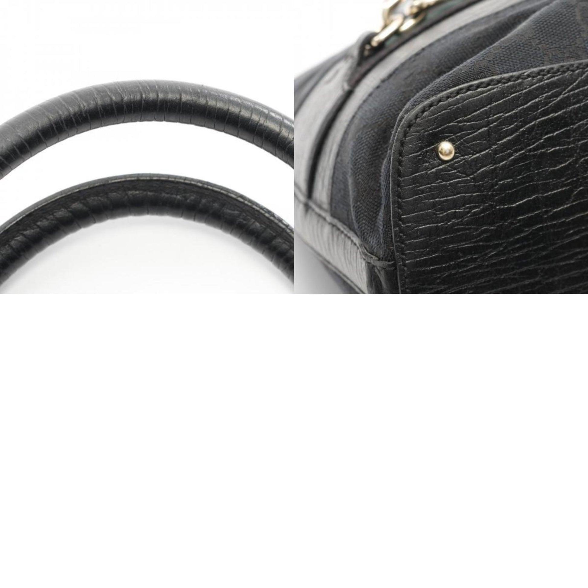 Gucci, Black, Canvas, tote