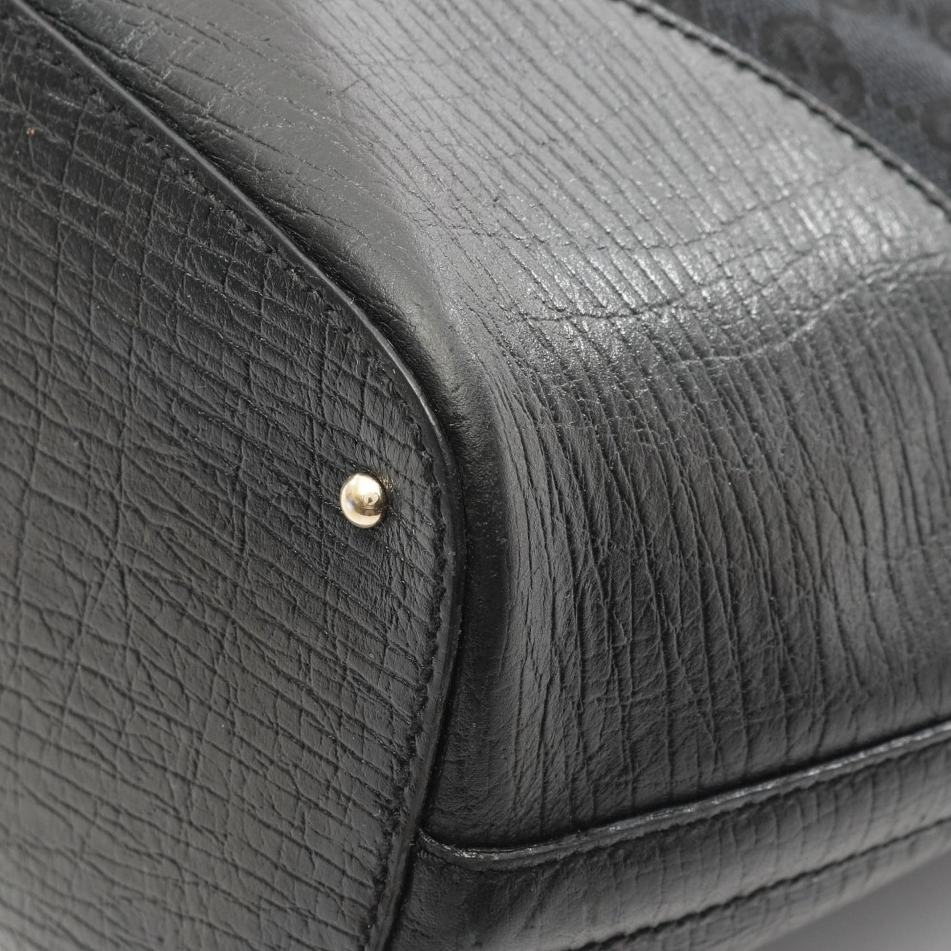 Gucci, Black, Canvas, tote