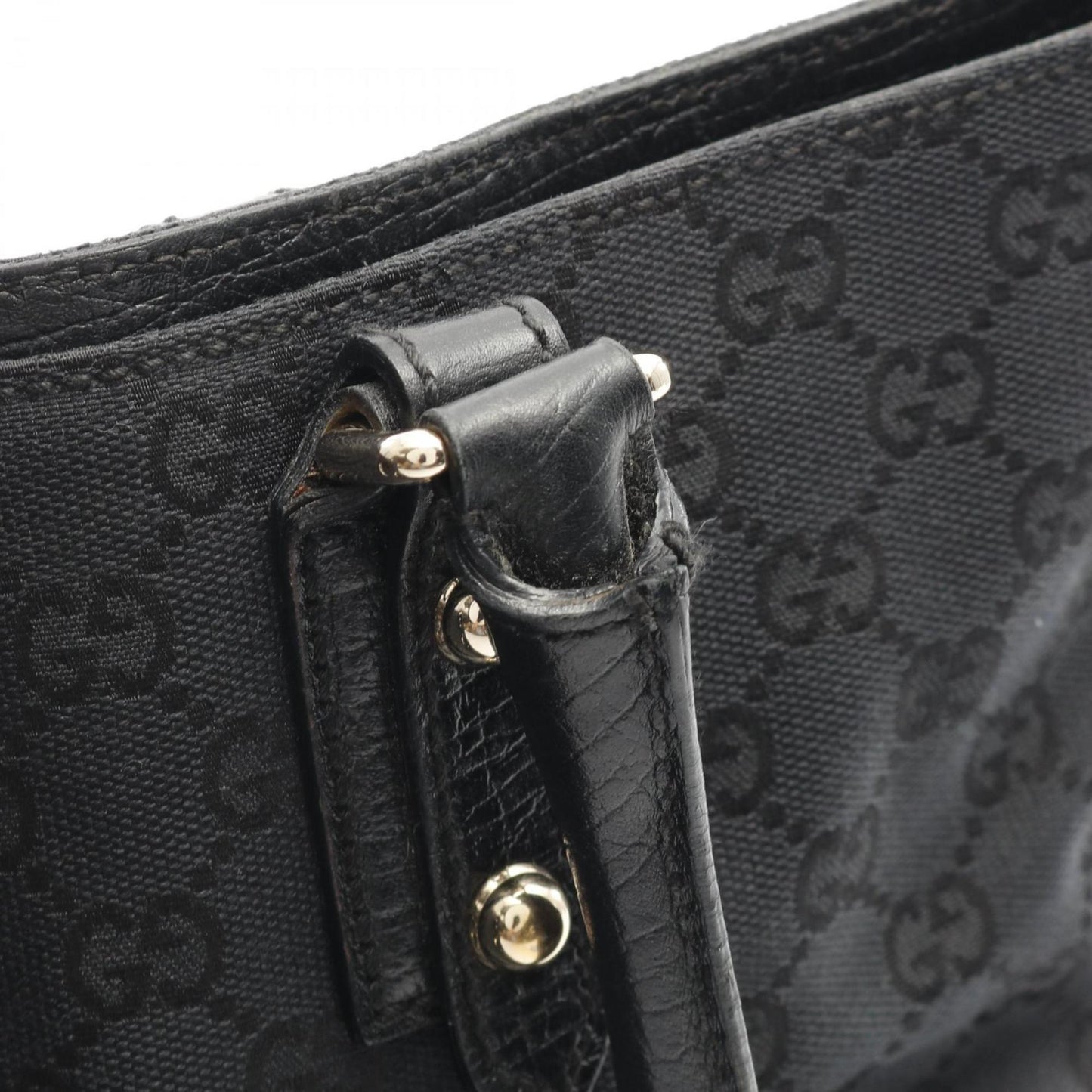 Gucci, Black, Canvas, tote