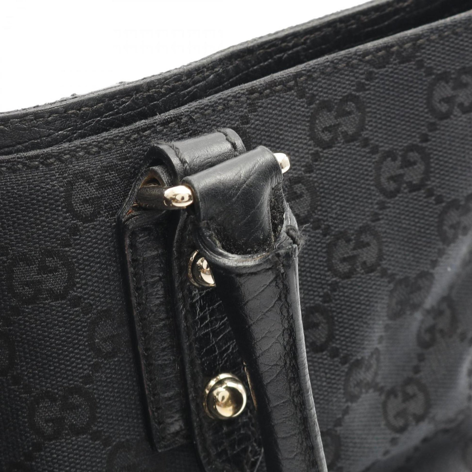 Gucci, Black, Canvas, tote