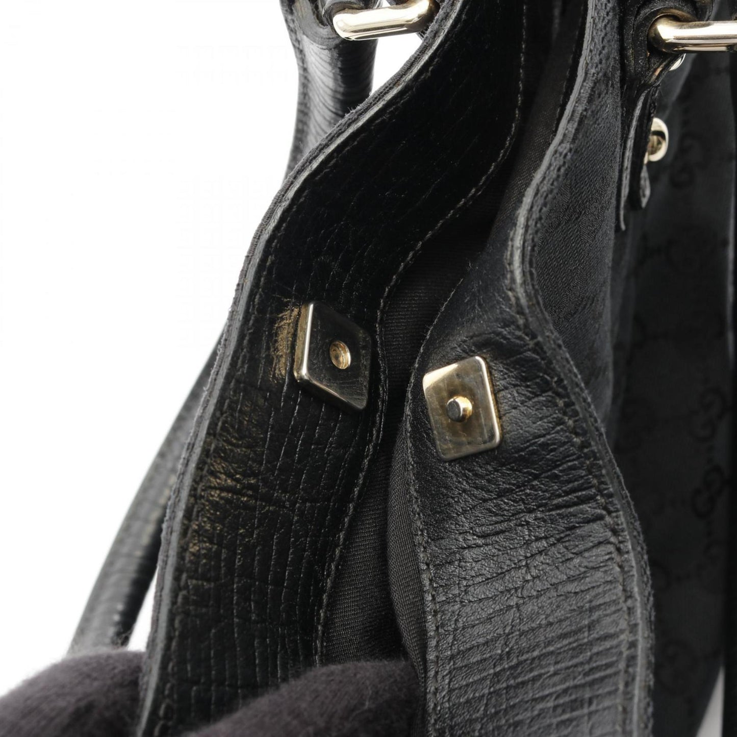 Gucci, Black, Canvas, tote