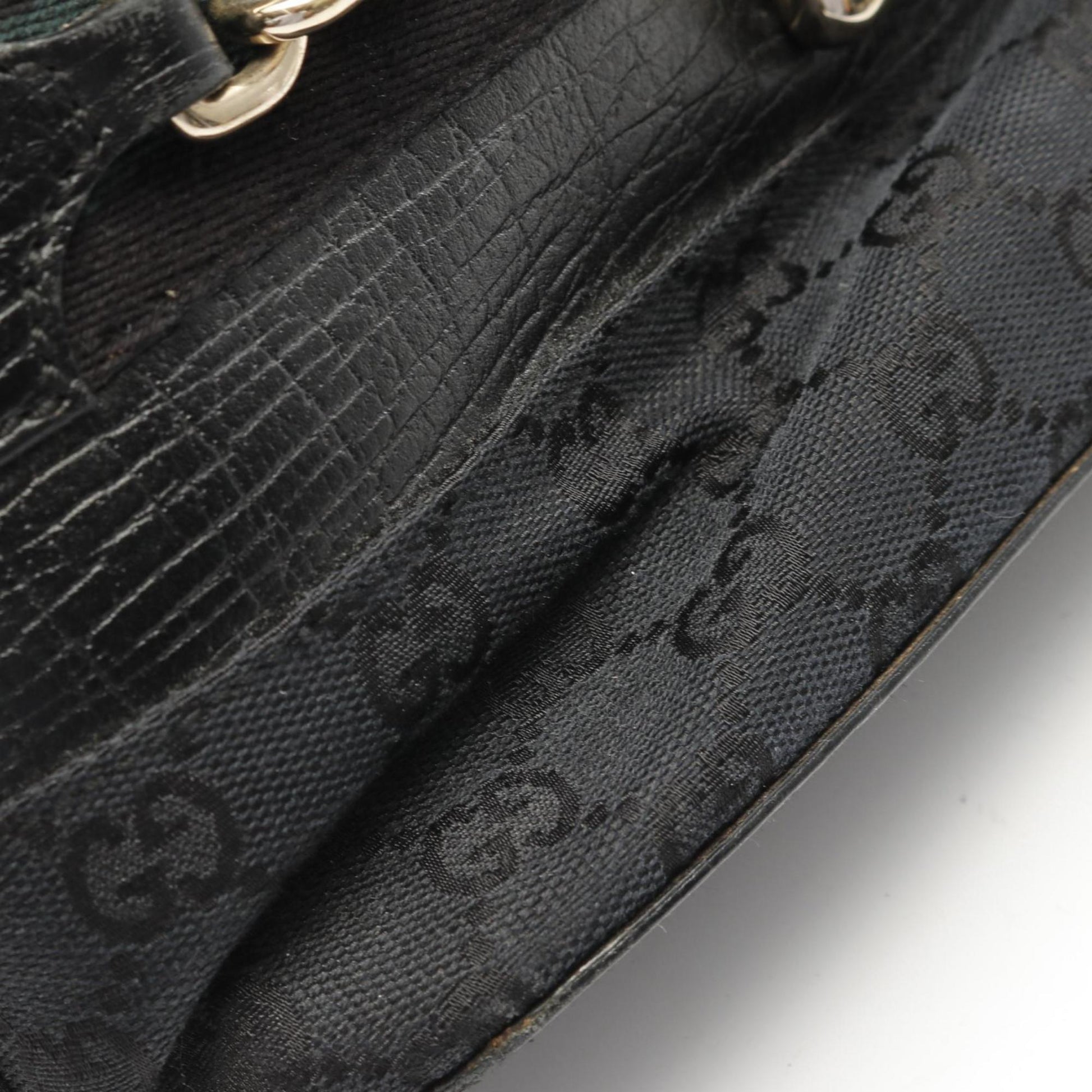 Gucci, Black, Canvas, tote