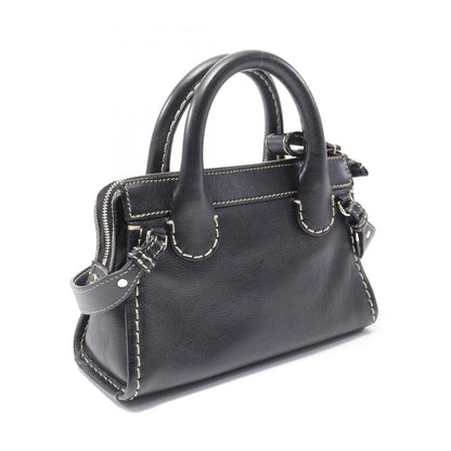 Chloé Edith, Black, Leather, handbag