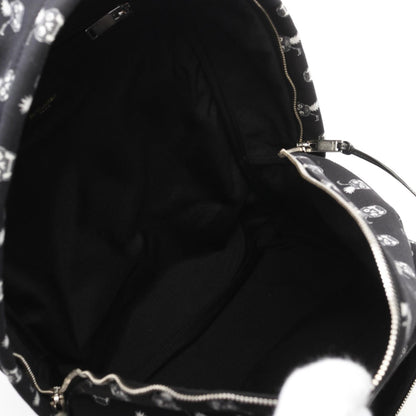 Saint Laurent -, Black, Canvas, backpack