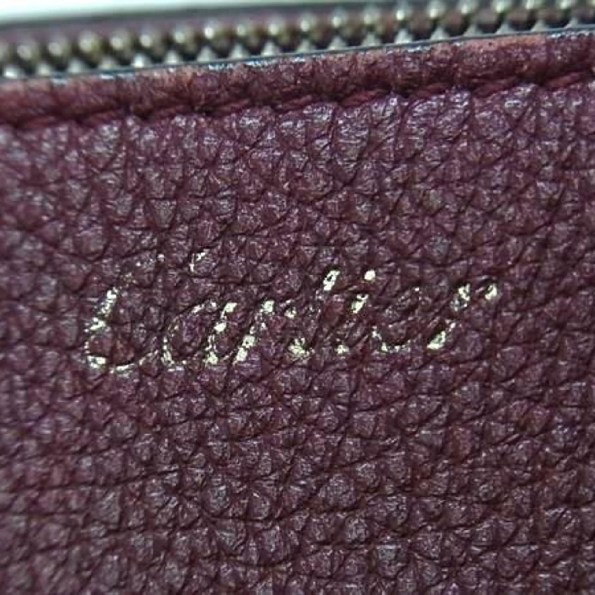 Cartier C de cartier, Burgundy, Leather, tote