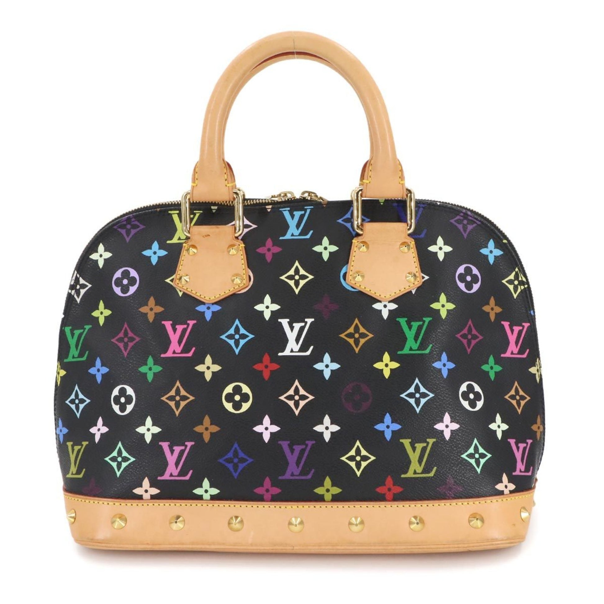 Louis Vuitton Alma, Multicolour, Canvas, handbag