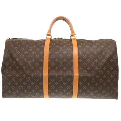 Louis Vuitton Keepall Bandoulière 60, Brown, Canvas, travel