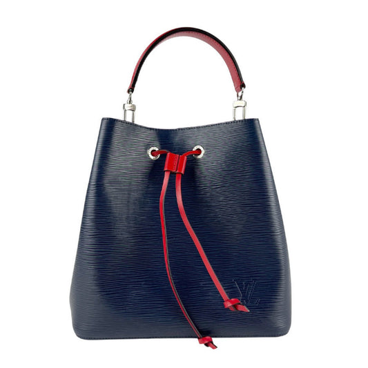 Louis Vuitton NéoNoé, Blue, Leather, handbag