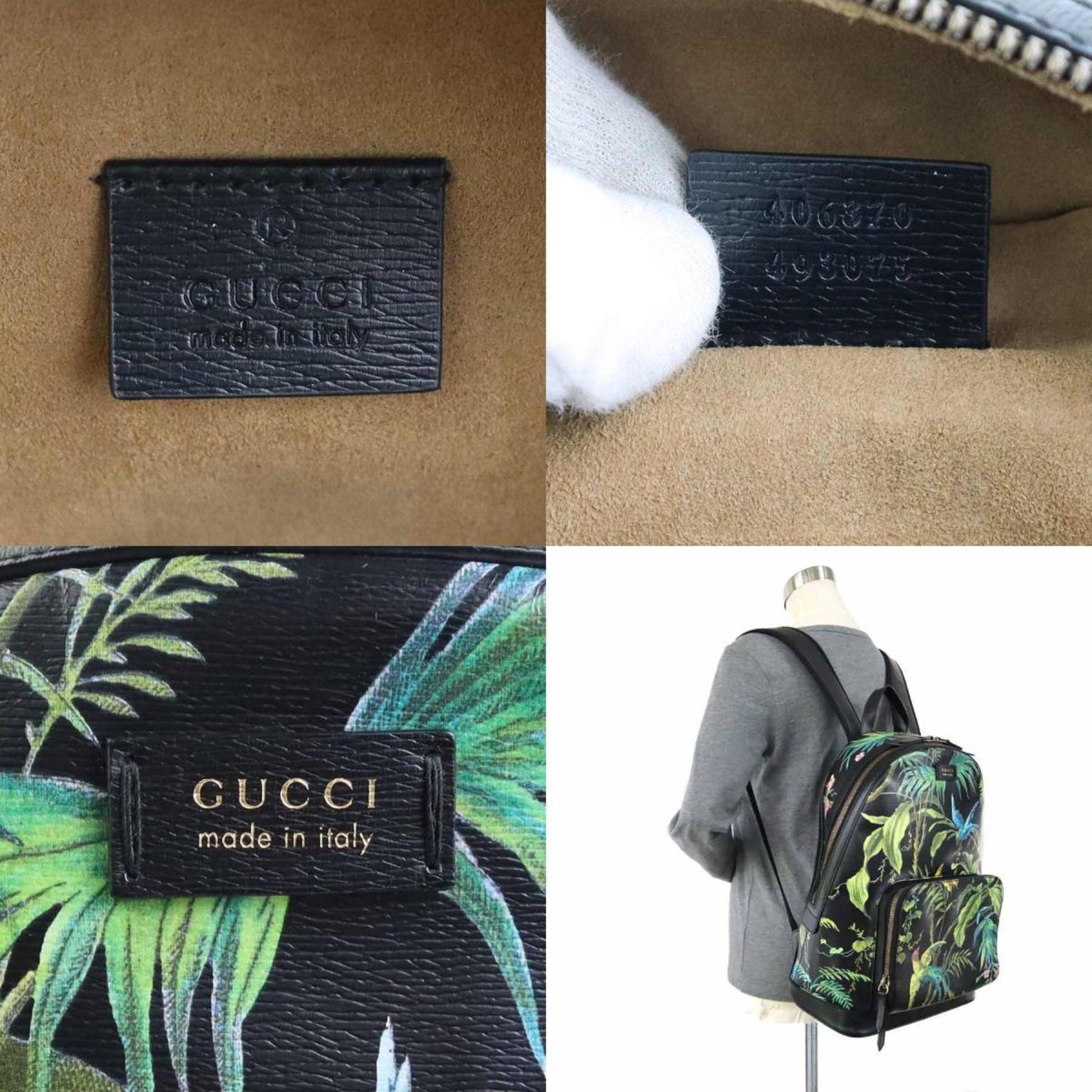 Gucci, Multicolour, Leather, backpack