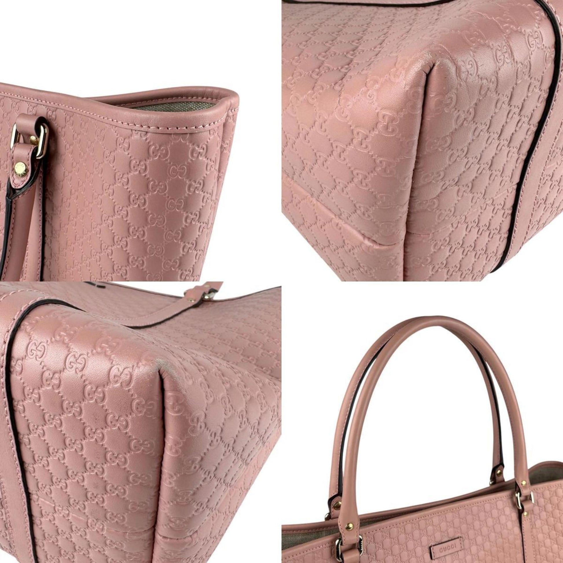 Gucci Dome, Pink, Leather, tote