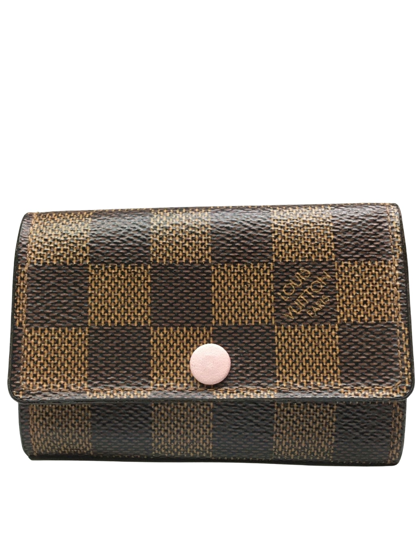 Louis Vuitton Porte Cles Fortune Bag Charm and Key Holder Leather, BROWN, CANVAS, Charms and Keychains