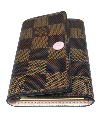 Louis Vuitton Porte Cles Fortune Bag Charm and Key Holder Leather, BROWN, CANVAS, Charms and Keychains