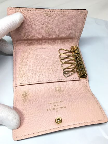 Louis Vuitton Porte Cles Fortune Bag Charm and Key Holder Leather, BROWN, CANVAS, Charms and Keychains