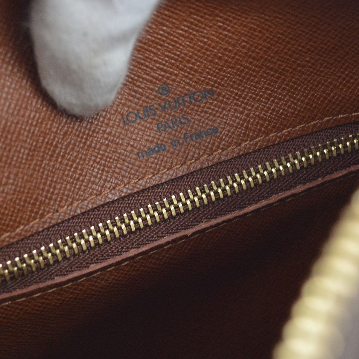 Louis Vuitton Boulogne Monogram Canvas, Brown, Canvas, Handbag