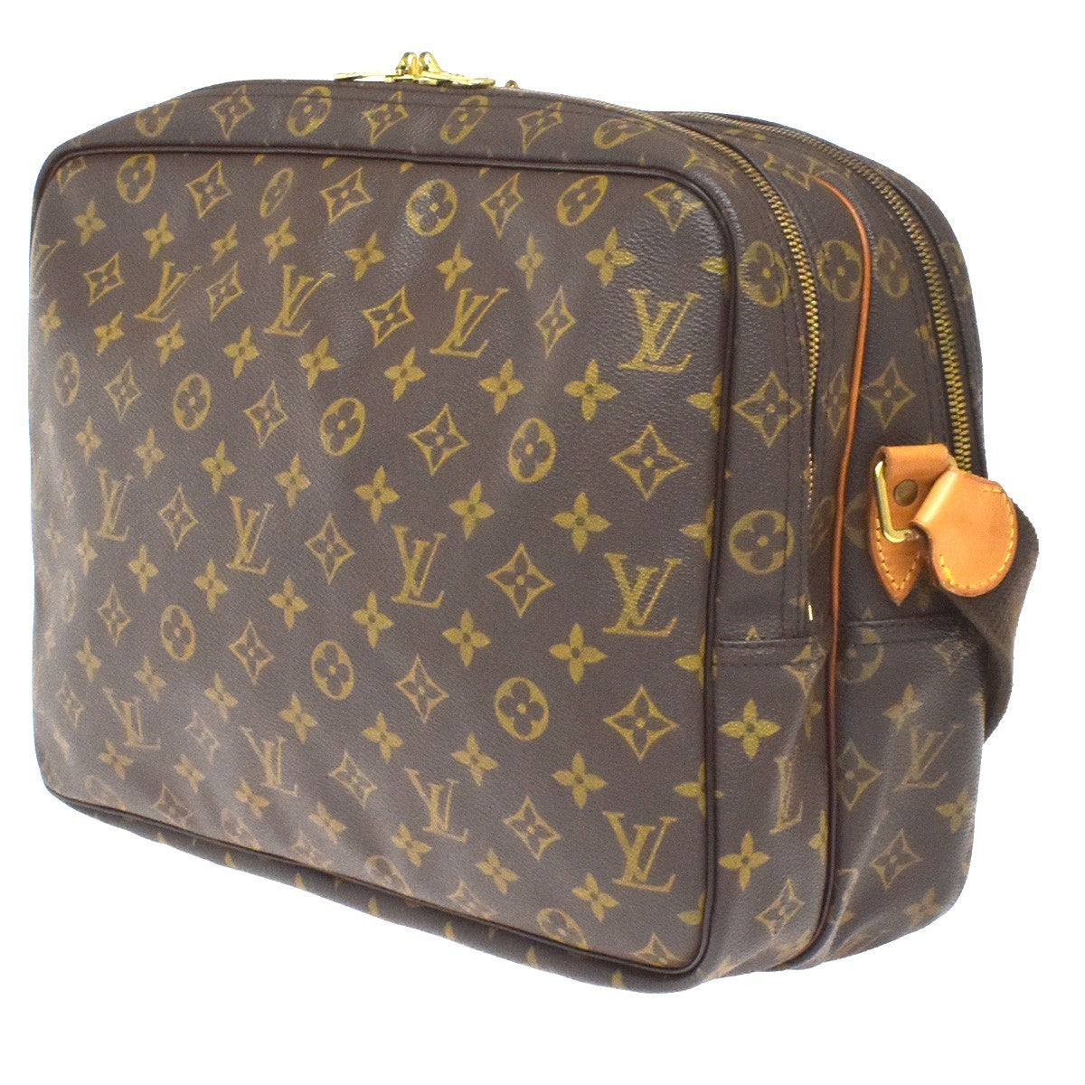 Louis Vuitton Reporter Monogram Canvas, Brown, Canvas, Shoulder Bag