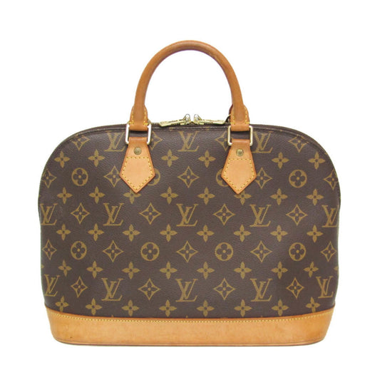 Louis Vuitton Alma, Brown, Canvas, handbag