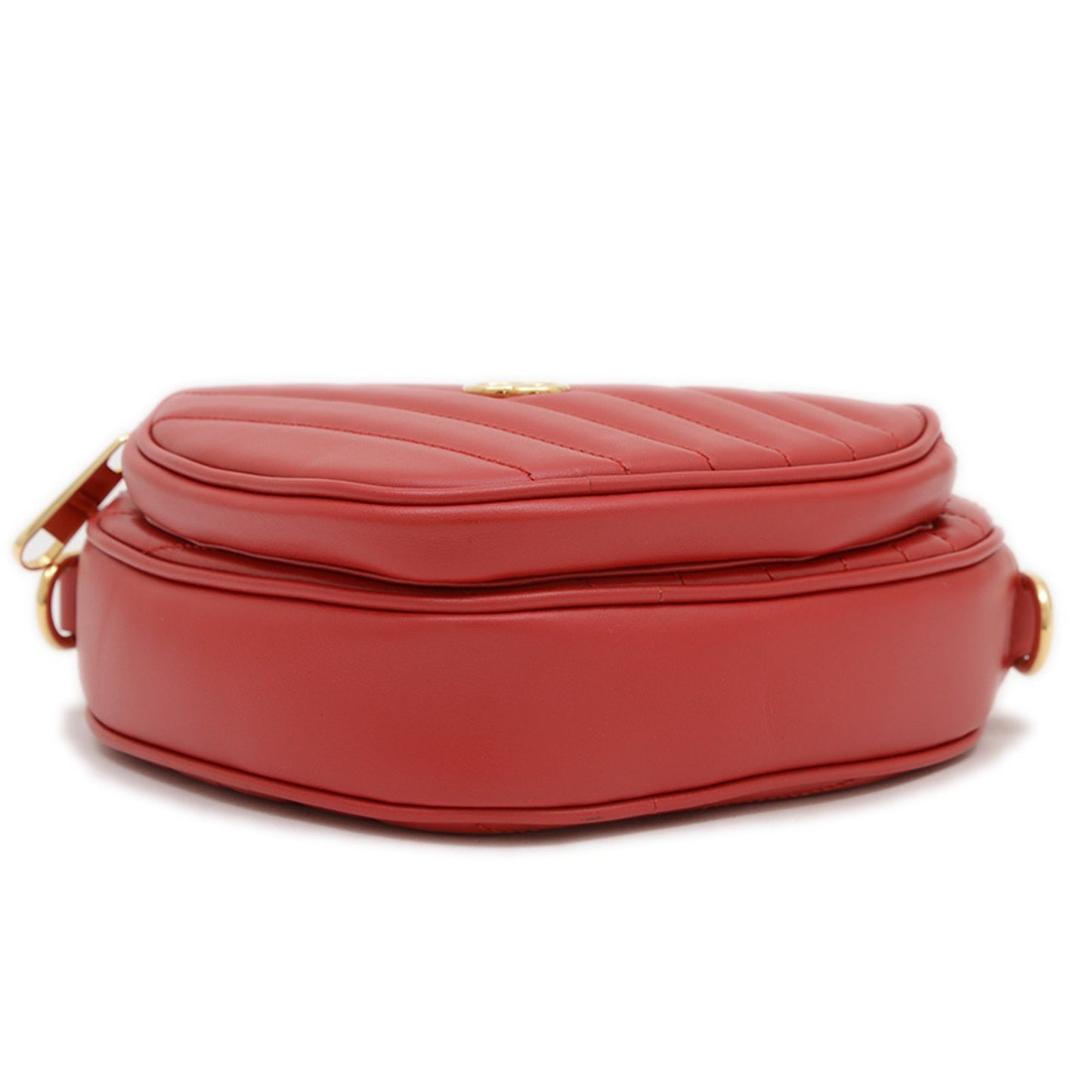 Gucci Interlocking G, Red, Leather, shoulder