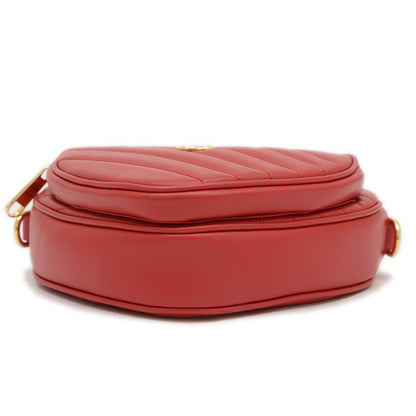 Gucci Interlocking G, Red, Leather, shoulder