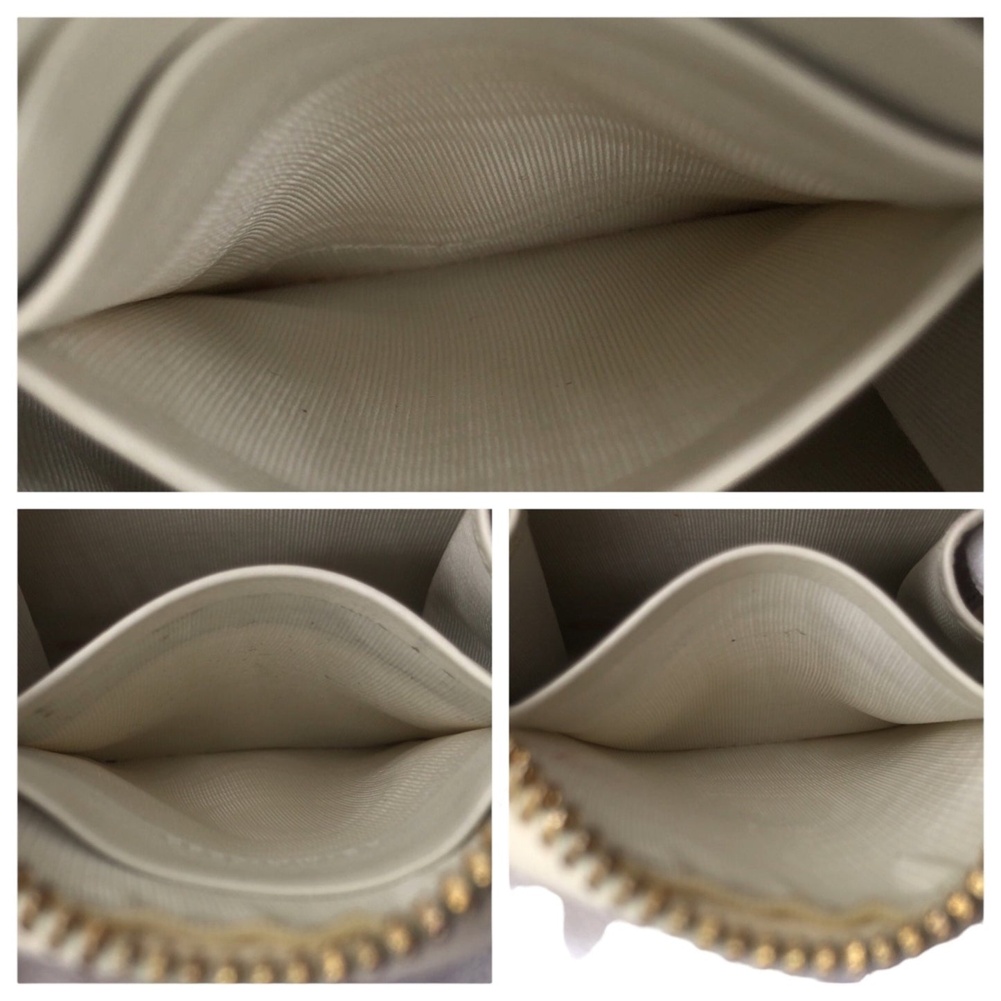 Dior Lady Dior, White, Leather, clutch
