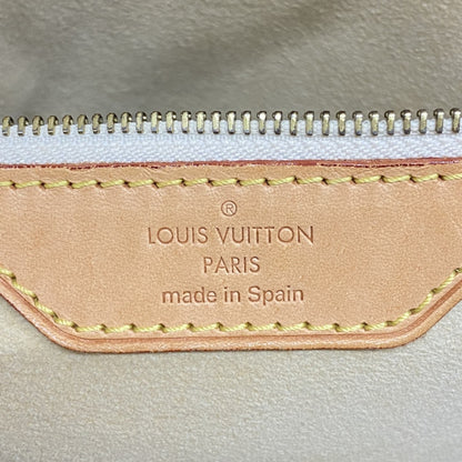 Louis Vuitton Hampstead, White, Canvas, tote