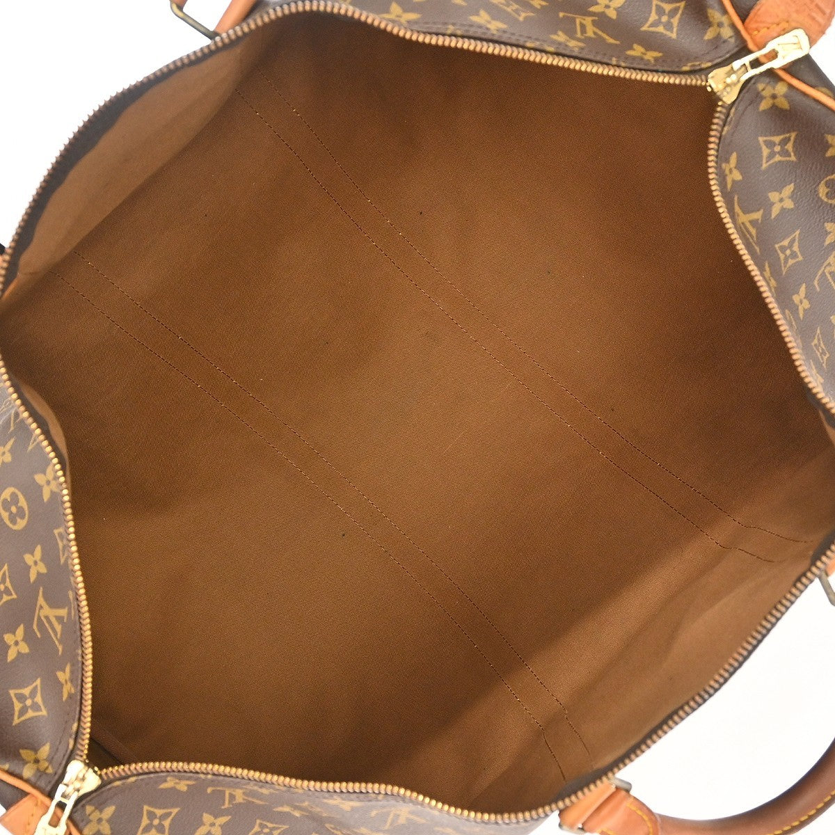 Louis Vuitton Keepall Monogram Canvas, Brown, Canvas, Travel Bag