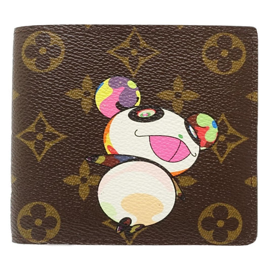 Louis Vuitton Marco, Brown, Canvas, wallet