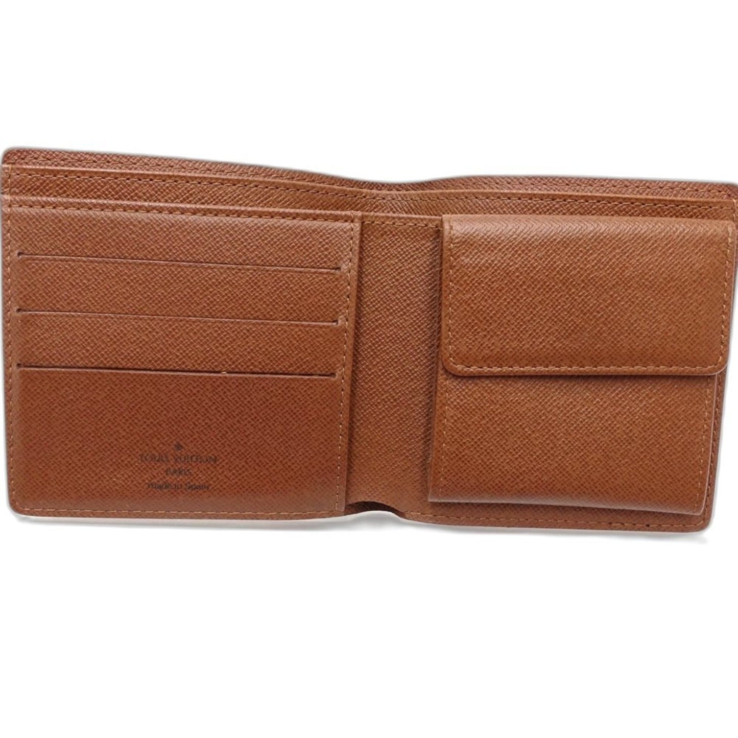 Louis Vuitton Marco, Brown, Canvas, wallet