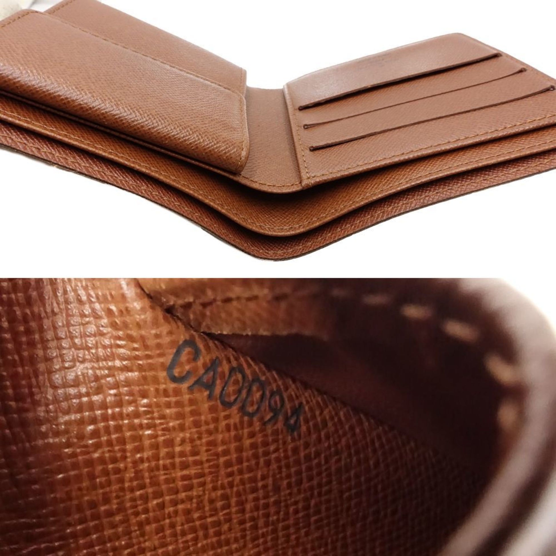 Louis Vuitton Marco, Brown, Canvas, wallet