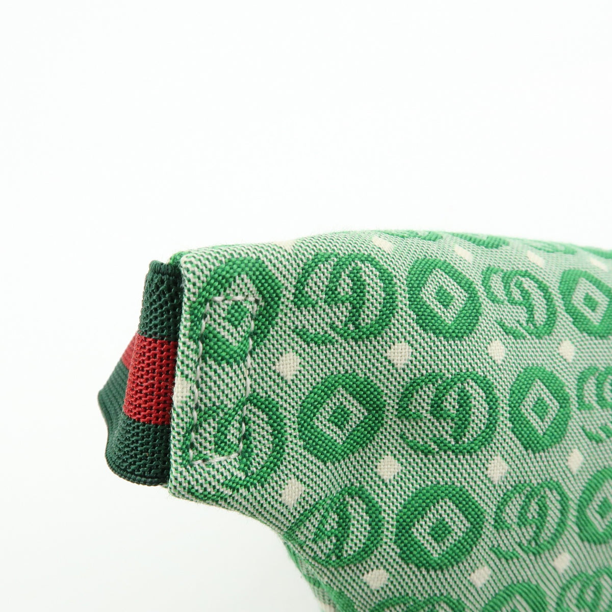 Gucci Children's Belt Printed GG Coated Canvas, Green, Canvas, Handbag
