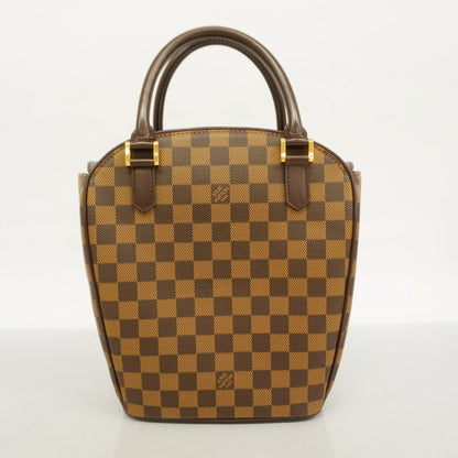 Louis Vuitton Saria, Brown, "CANVAS, LEATHER", handbag