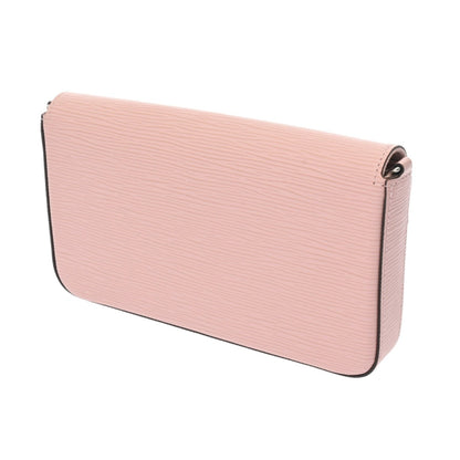 Louis Vuitton Felicie, Pink, Leather, shoulder