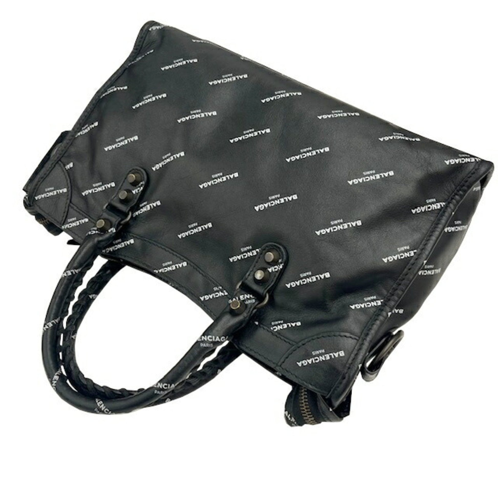 Balenciaga City, Black, Leather, handbag