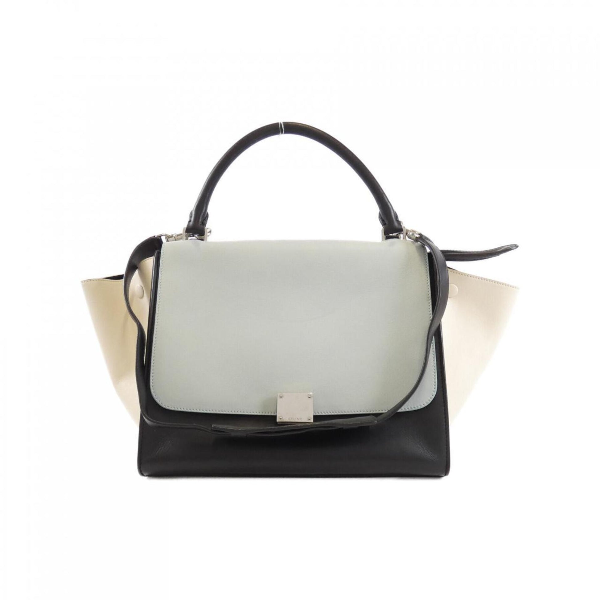 Céline Trapèze, Multicolour, Leather, handbag