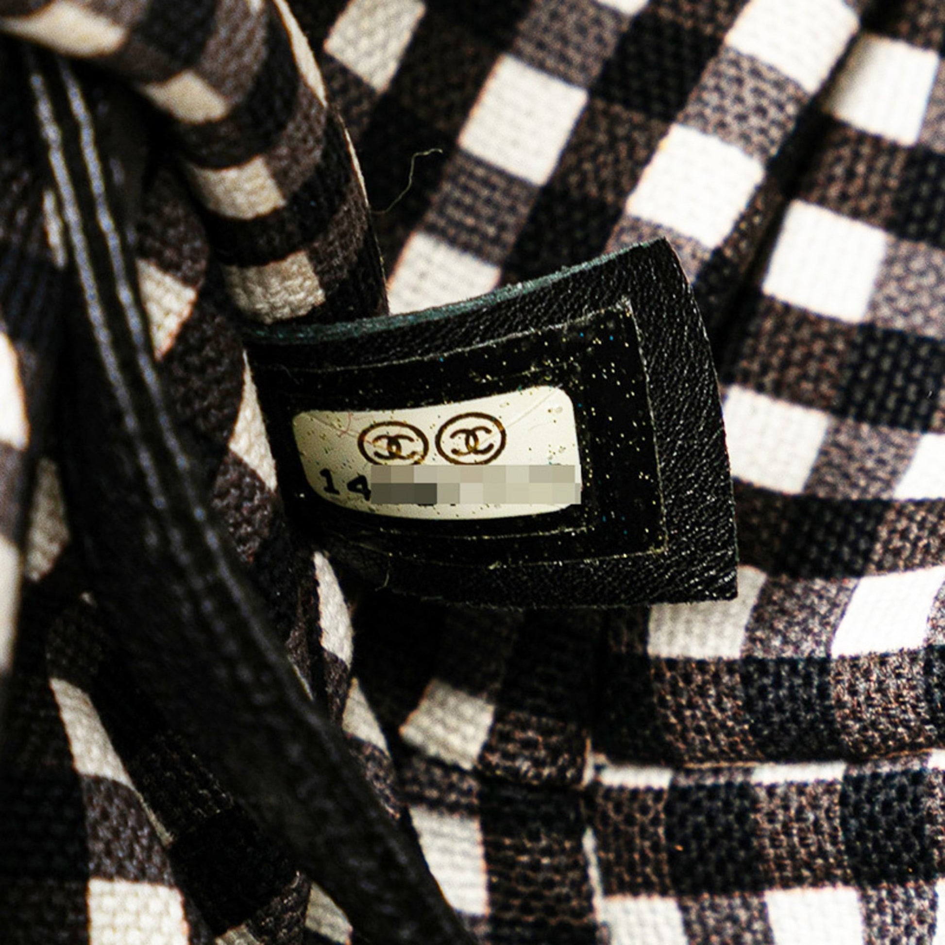 Chanel Coco Mark, Black, "CANVAS, LEATHER", handbag