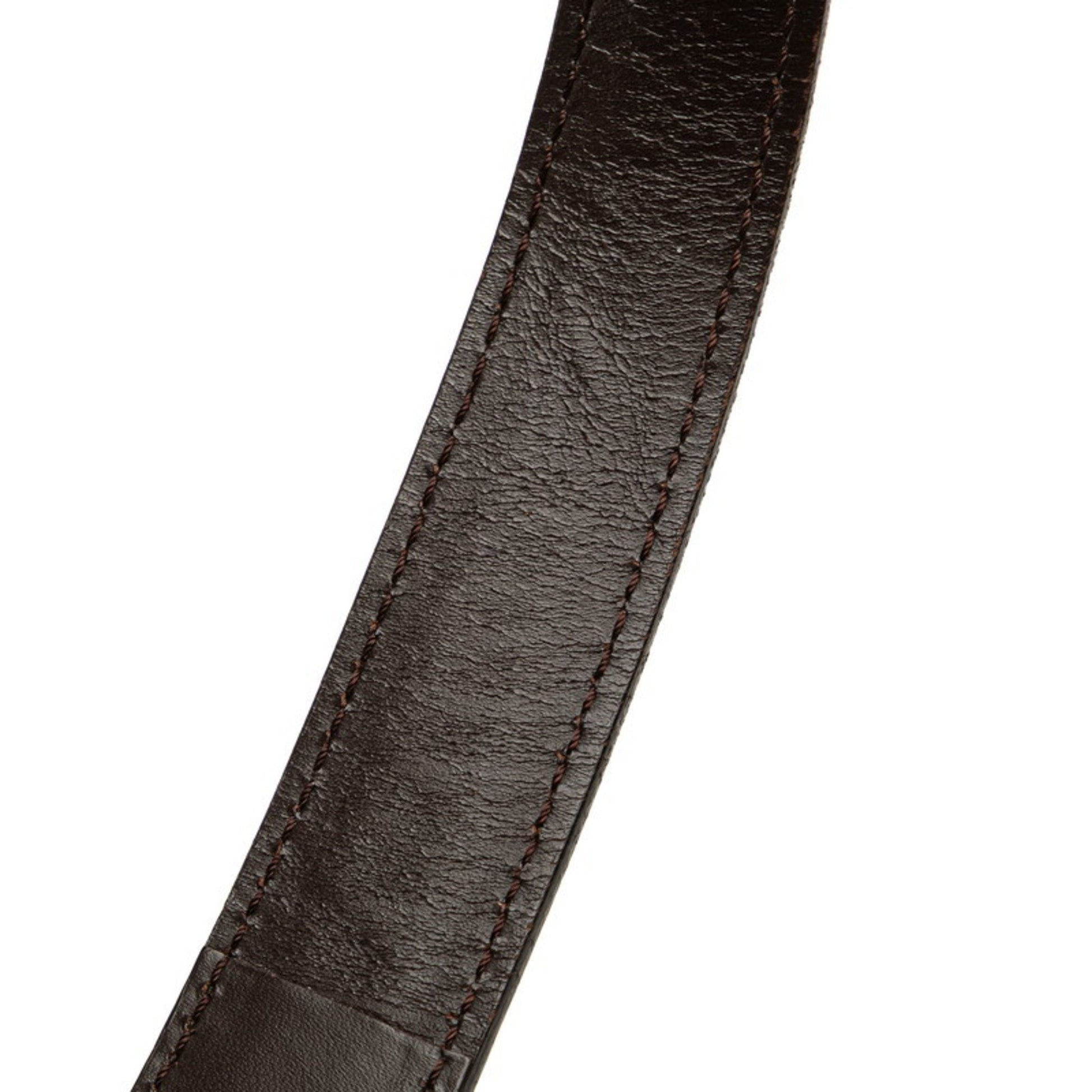 Louis Vuitton Aubagne, Brown, "CANVAS, LEATHER", shoulder