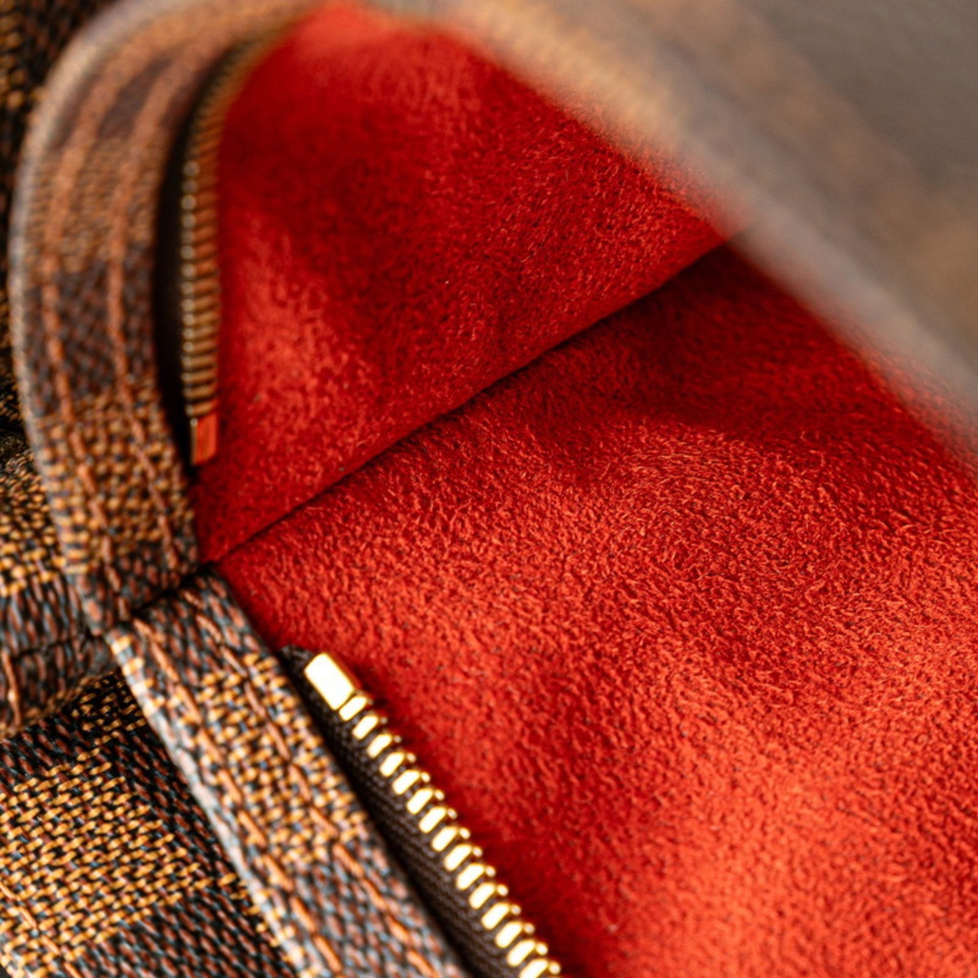 Louis Vuitton Aubagne, Brown, "CANVAS, LEATHER", shoulder