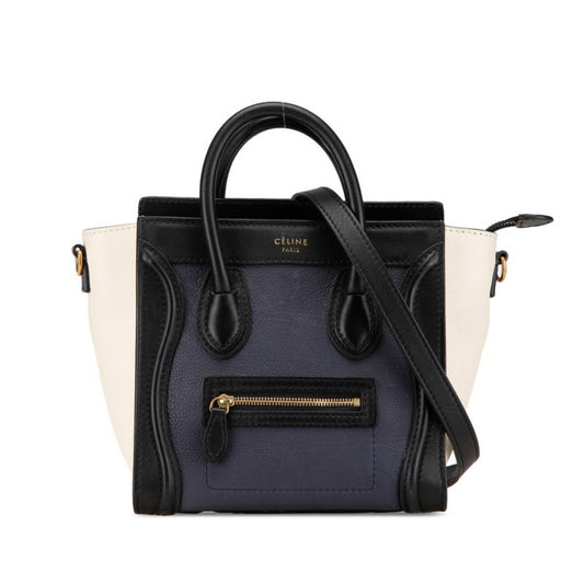 Céline Luggage, Multicolour, Leather, handbag