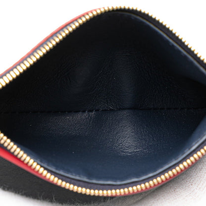 Louis Vuitton Capucines, Navy, Leather, wallet